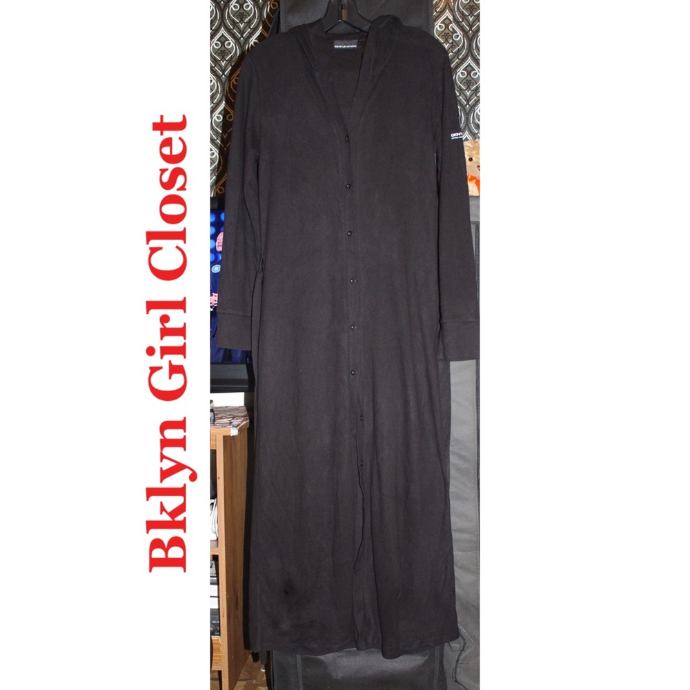 DKNY Hooded Dress